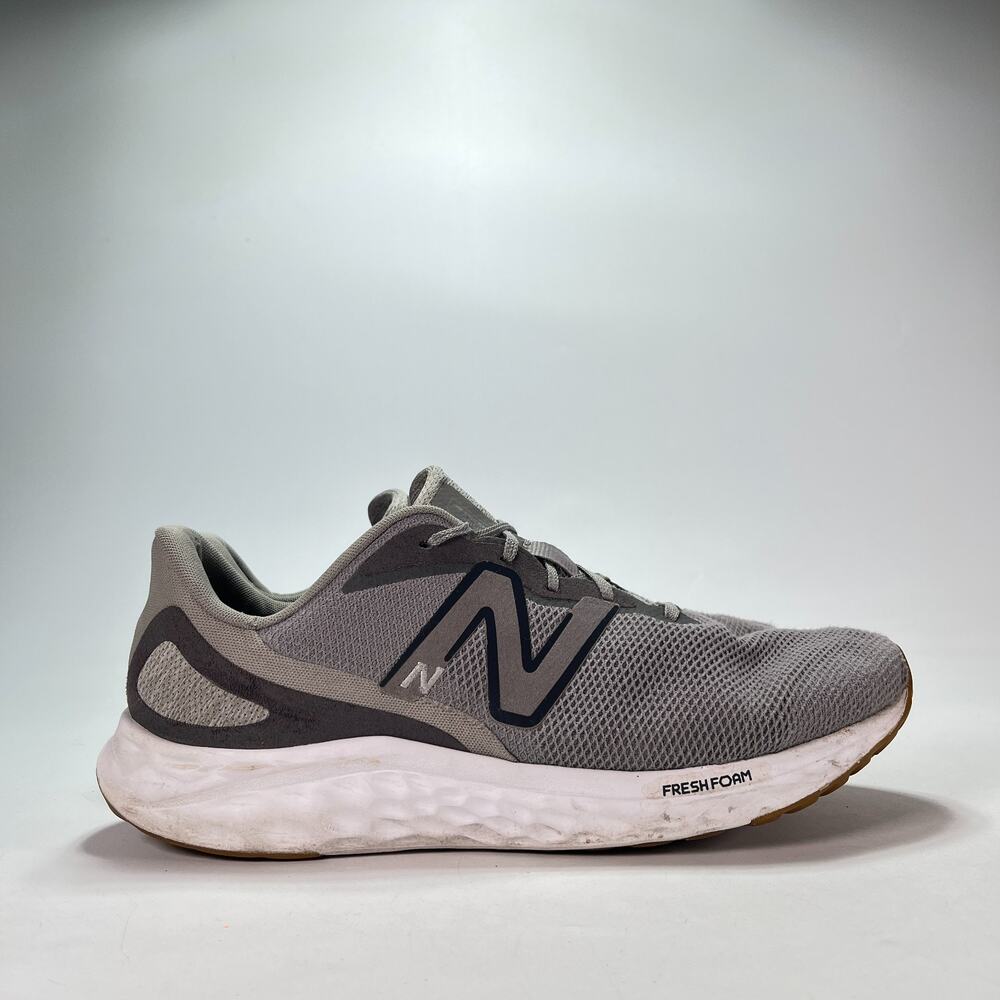 New Balance Fresh Foam Arishi v4 Grey Athletic Lace Up Running Shoes Men's Sz 14
